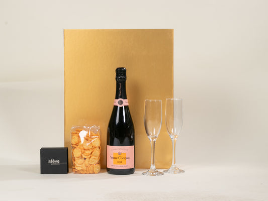 Clicquot Rosé Sweet Sparkle gift set